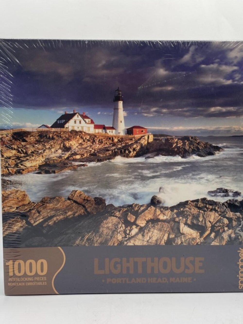 Springbok Jigsaw Puzzle 1000 Pieces Lighthouse Portland Head Maine NEW & SEALED